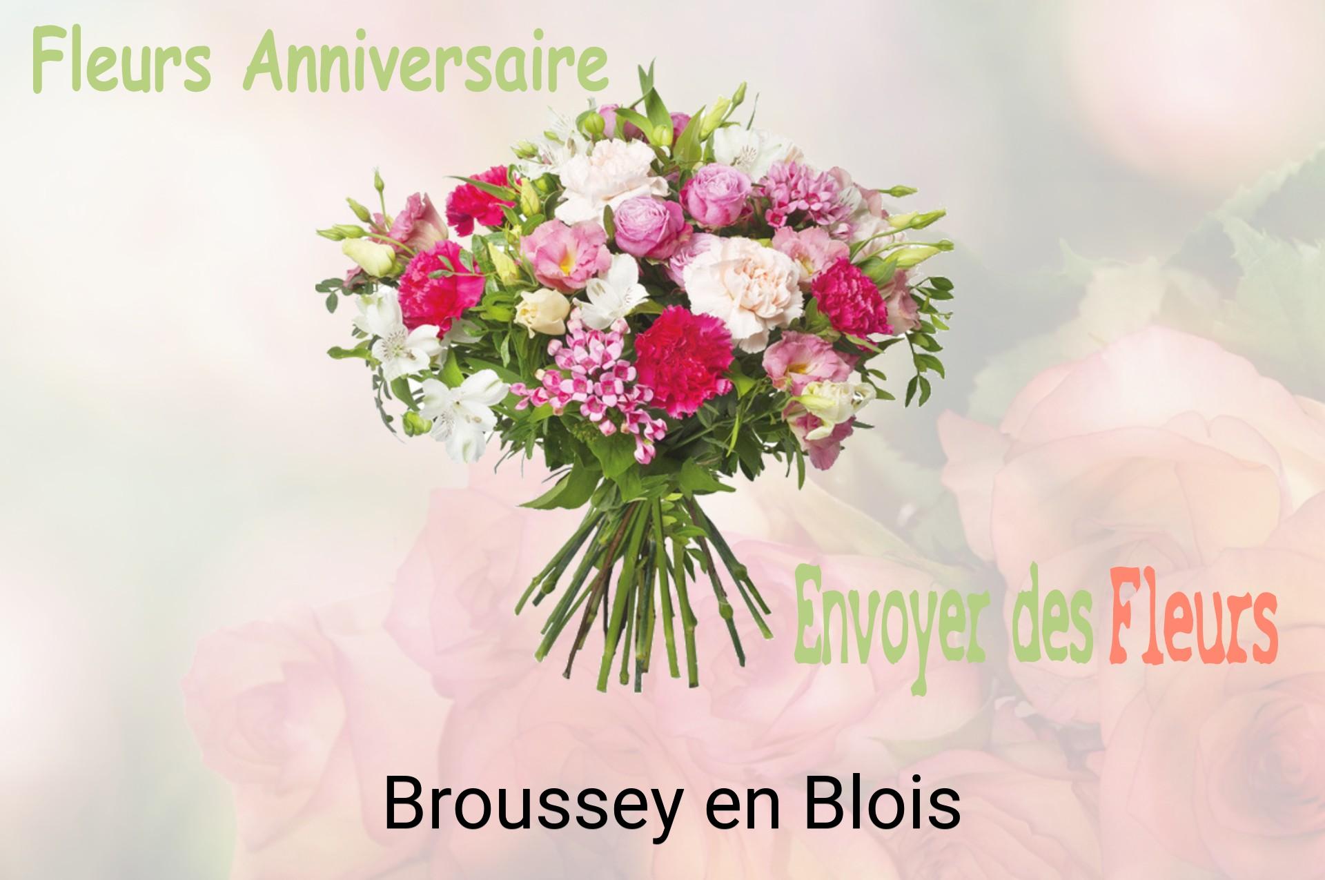Bouquet de fleurs d’anniversaire livré à Broussey-en-Blois